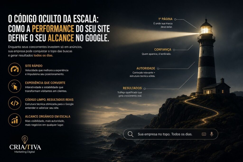 Guia de SEO Técnico e Core Web Vitals da Agência CriaAtiva